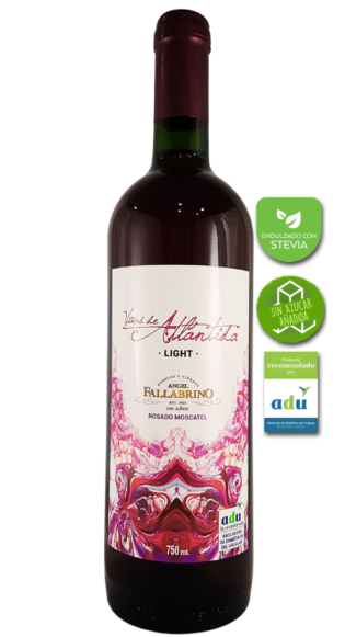 Viñas de Atlántida Rosado Moscatel Light